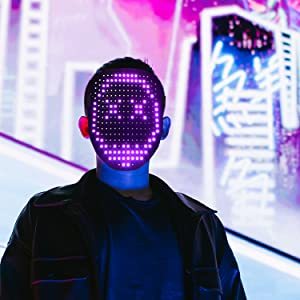 Led Mask Gesture Sensing With 50 Pattern