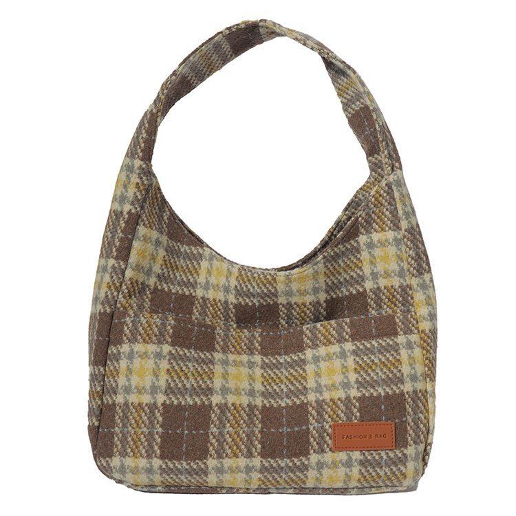 Neue Plaid Retro Tasche