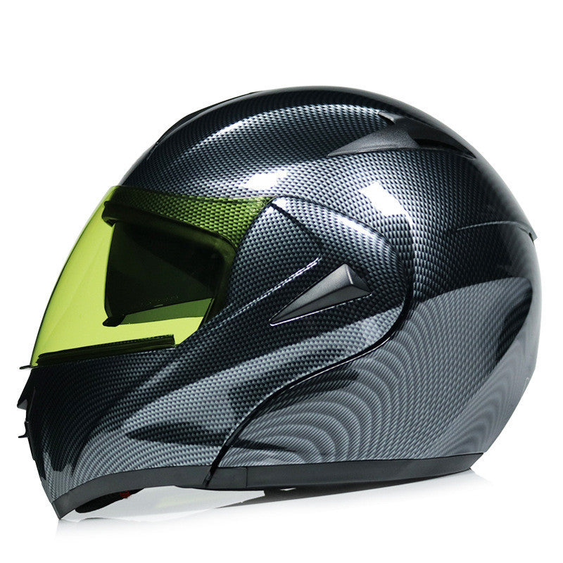 Motorrad unbedeckter Helm