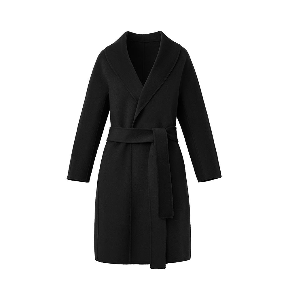 Long woolen coat