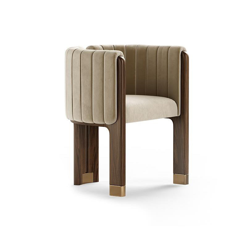 Solid Wood Dining Chair Household