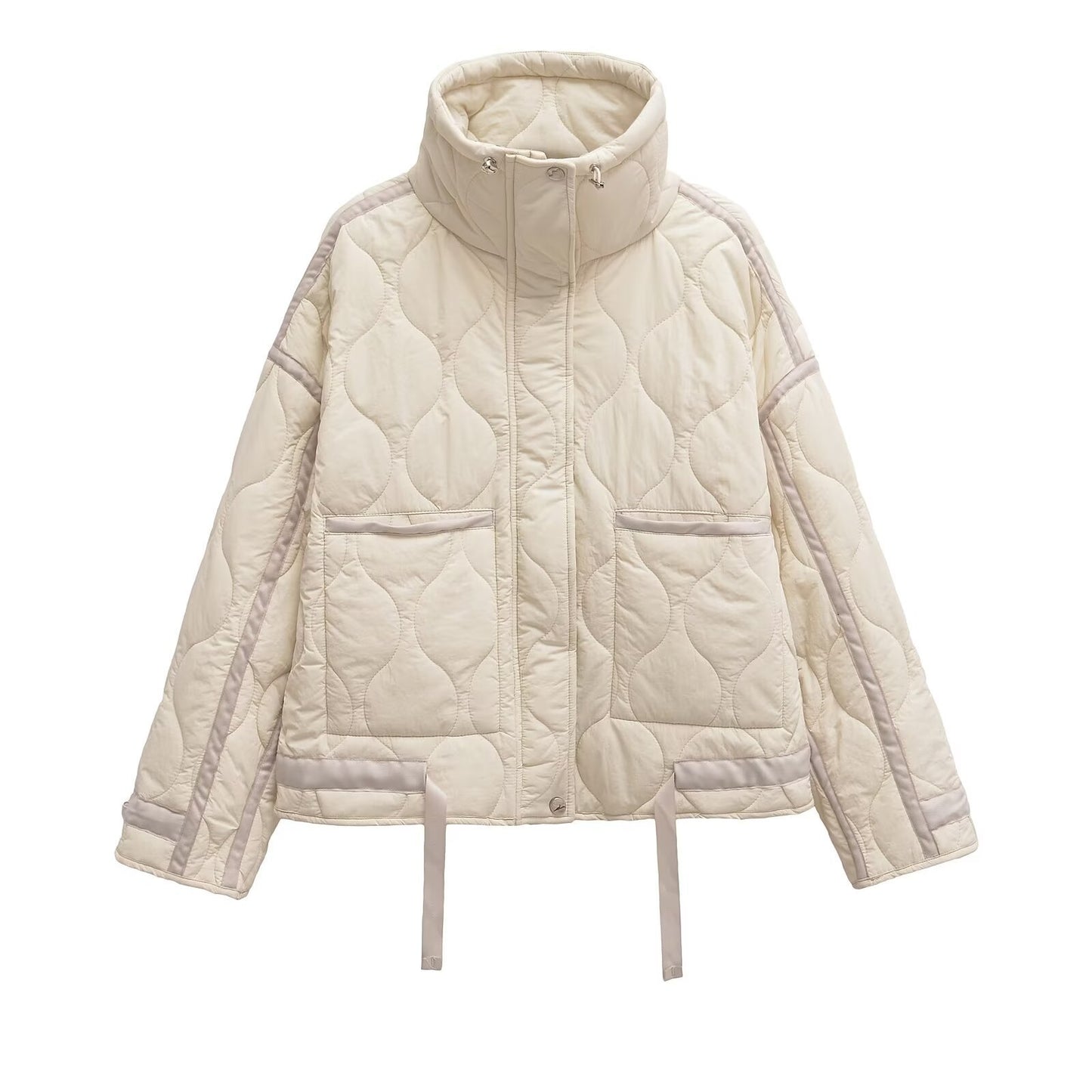 Water Ripple Cotton Jacket Cuff