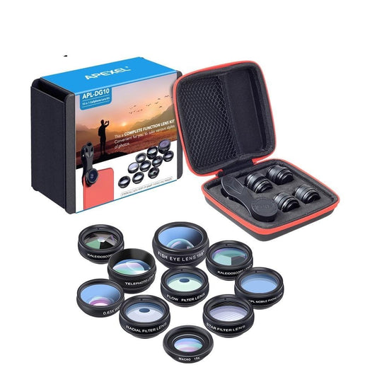 Handy-Objektiv-Kit universell 10 in 1 Fisheye