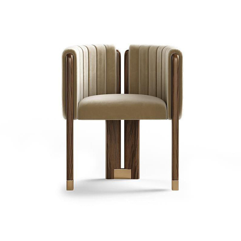 Solid Wood Dining Chair Household