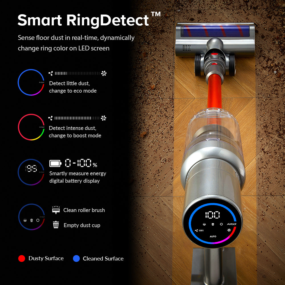 Handheld Wireless High-power Touch Screen Vacuum Cleaner