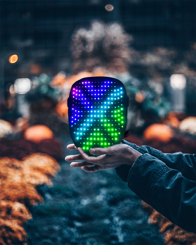 Led Mask Gesture Sensing With 50 Pattern