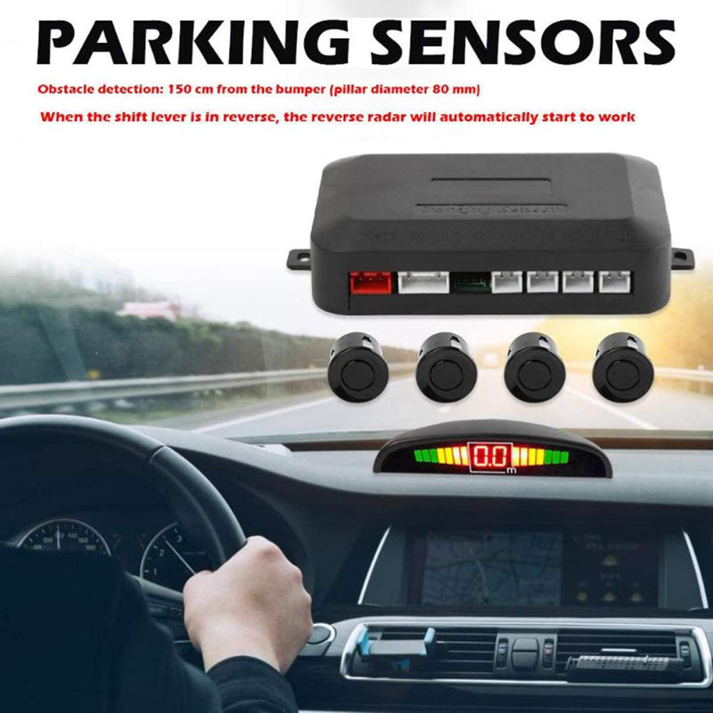 Car LED Parking Sensor 4 Probes