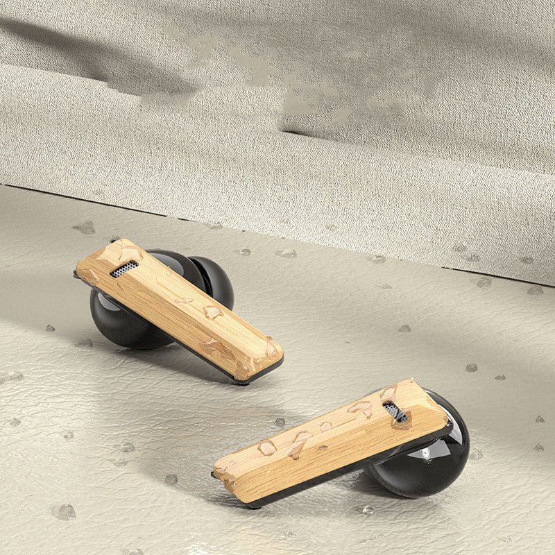 Wood Grain Wireless Bluetooth Headphones