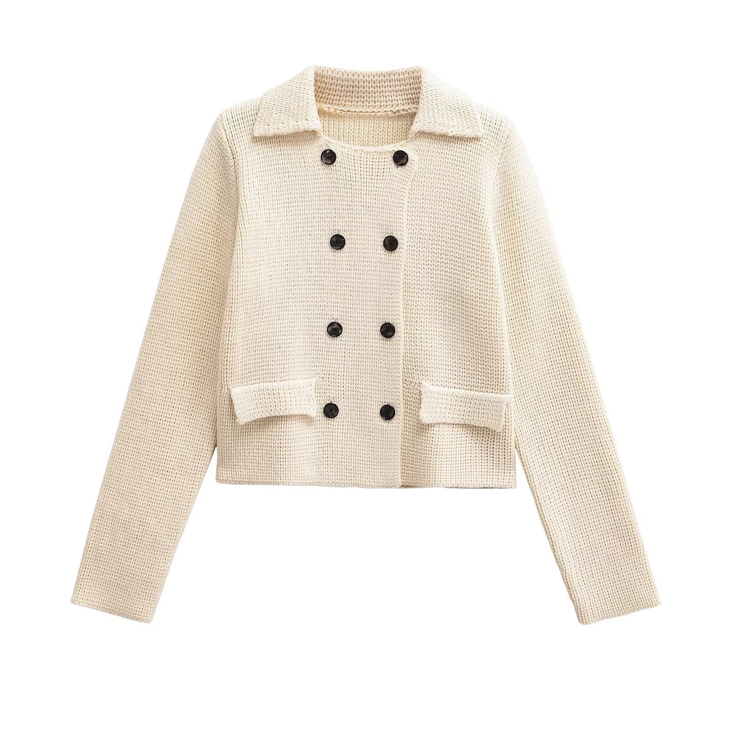 Lapel Cardigan Coat