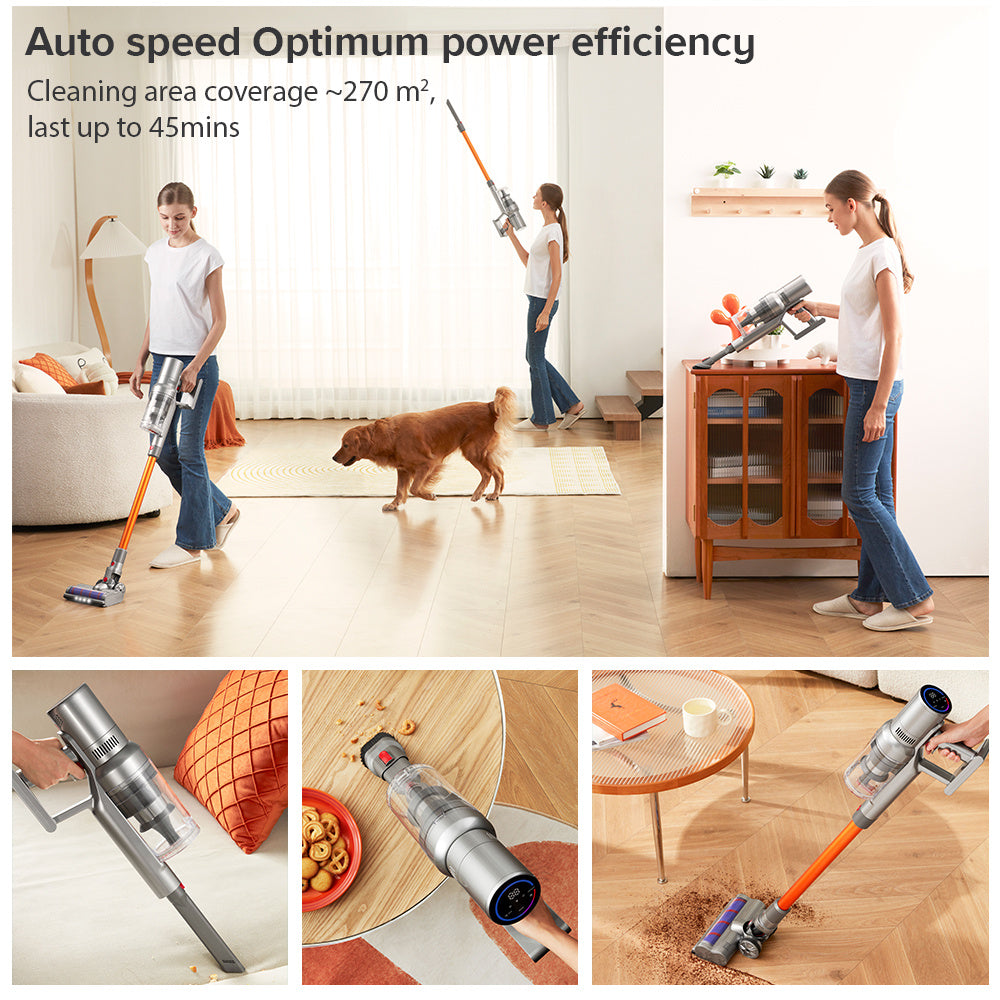 Handheld Wireless High-power Touch Screen Vacuum Cleaner