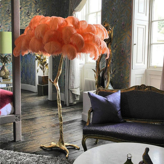 Feather Floor Lamp