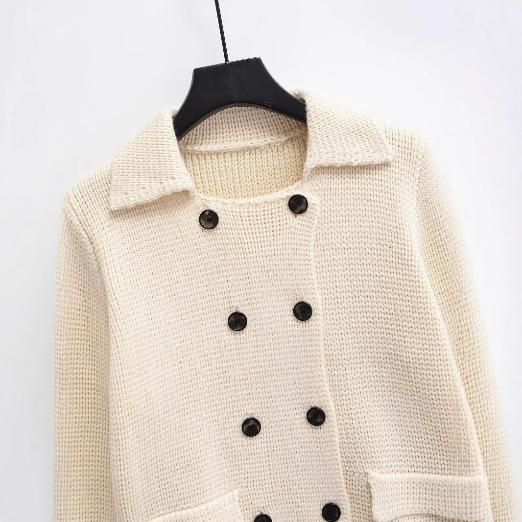 Lapel Cardigan Coat