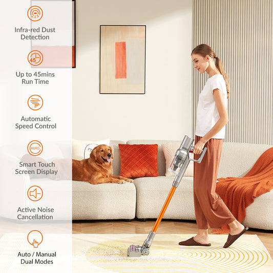 Handheld Wireless High-power Touch Screen Vacuum Cleaner