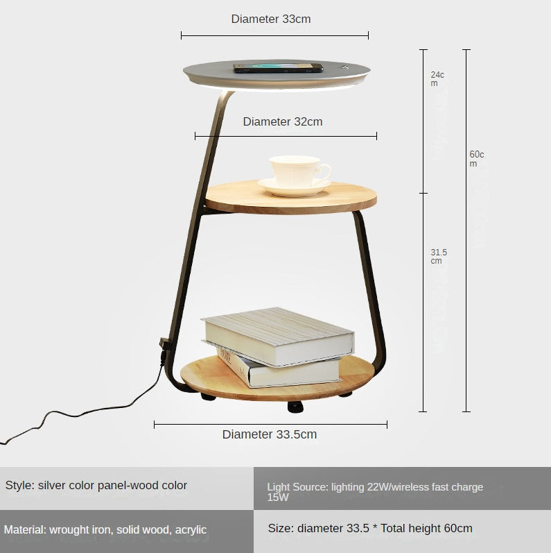 Floor Lamp Wireless Charging Rack