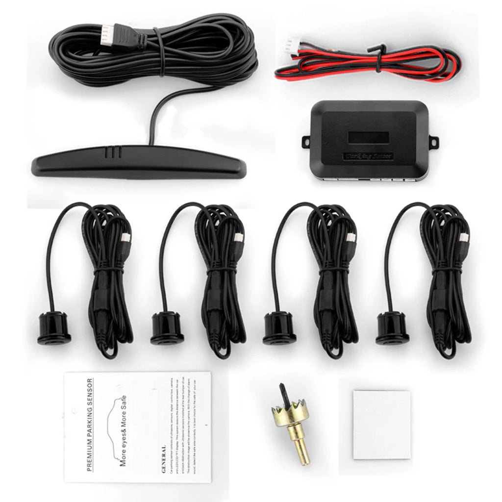 Car LED Parking Sensor 4 Probes